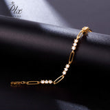 Moissanite Bracelet 3.0mm Round Cut D Color 925 Sterling Silver Birthday Anniversary Gift Charms Pass Diamond Tester 16+3cm