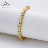 Moissanite Bracelet 3mm D Color VVS1 925 Sterling Silver GRA Factory Direct Hypoallergenic Comfortable Daily Commute Jewelry