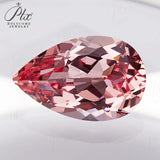 0.2-3.6ct Pear Shape Lab-Grown Padparadscha Loose Stones - Wonderful Anniversary Gift Option