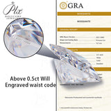 Moissanite Stone Moissanite Stone 0.35ct-5ct Colorful VVS1 Princess Shape Excellent Beads For Women's Jewelery Diamond Ring