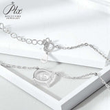 1-3CT Moissanite Necklaces Pendant Women Girls Birthday&Christmas Gift Chain Jewelry 925 Sterling Silver GRA