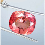 1.9-4.5ct Wide Rectangle Shape Lab-Grown Padparadscha Loose Gems - Perfect Anniversary Surprise