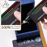 Dainty 1 Carat Princess Cut Champagne Moissanite Ring