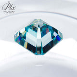 Luxury Multicolor Moissanite Gemstones  Asscher Cut Loose Diamonds  Perfect for Rings Earrings & Pendant Making