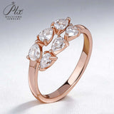 1.8CT Moissanite Pear Cut Minimalist Open Ring White Gold Yellow Gold Rose Gold Radiant Light Women Fine Jewelry