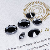 Sparkling Multicolor Moissanite Oval Cut 8Hearts 8Arrows Brilliant Facets Exquisite Loose Gemstones for Jewelry Crafting