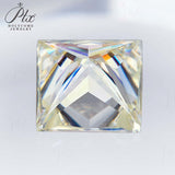 Moissanite Stone Moissanite Stone 0.35ct-5ct Colorful VVS1 Princess Shape Excellent Beads For Women's Jewelery Diamond Ring