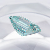 Wholesale Price Moissanite Stone Emerald Cut D Color Blue Green  VVS1 with GRA Certificate 0.5ct-10ct Gemstones