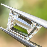 Lab Grown Diamond Trapeze Shape 1.04CT VS1 IGI Certificate White Top Gemstone CVD HPHT DIY Material Jewelry Rings Women Charms