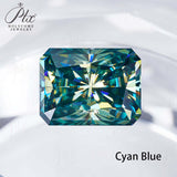 Loose Moissanite Stone 1 Carat Size 5x7mm Lab Grwon Diamond Brilliant Radiant Cut D Color  charms for jewelry making