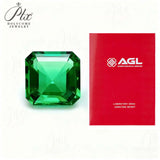 0.13-1.75ct Loose Multi-Size Asscher Zambian Emeralds Can Be Used As Raw Materials For DIY Jewelry Rings Necklaces Earrings Etc Hypoallergenic
