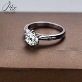 6 Prong Round Moissanite Twisted Pavé Ring Women Only Gifts For Festivals And Anniversaries