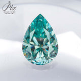 Multicolor Pear Shape Moissanite Diamond Wholesale Loose Stones Lab Grown for Gemstone Charms Engagement Jewelry GRA Certificate