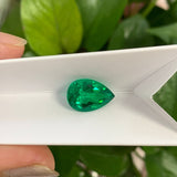Bulk Multi-Size Pear-Shaped Colombian Lab-Grown Emeralds Brilliant And Dazzling Can Be Used As DIY Jewelry Materials A Top Choice For Exquisite Gifts