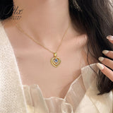 Women's Brilliant Pear Cut D White Moissanite Diamond Necklace And Earring Set GRA S925 Sterling Silver Jewelry Wedding Gift