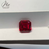 Multi-Size Asscher-Cut Lab-Grown Rubies Exquisite Jewelry DIY Raw Materials First Choice For Gifts