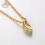 Marquise Cut Moissanite Pendant Necklace Women Only Gifts For Festivals And Anniversaries