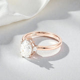 Pear Cut Moissanite Engagement Ring in 10K/14K/18K Gold Classic Solitaire Promise Ring Perfect Wedding Anniversary Gift