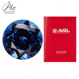 Multi-size Loose Round Lab-Grown Sapphires DIY Jewelry Making Supplies Anti-Allergy