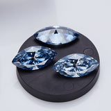 Loose Moissanite Stone Marquise Cut 0.3-10 CT  Few Colors  D Green Blue Black Champagne Color  Excellent Cut Grade Test Positive