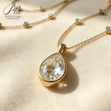 IGI Certificate Lab Grown Diamond Necklace 18K Gold Oval Pear Marquise Radiant Heart Shape 2ct D Color Pendant Hypoallergenic Direct from Factory Daily & Office Wear Perfect Gift