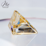 100% Real Moissanite Stone Triangle Cut Multicolor VVS1 Loose Beads With Certificate For Women Jewelry Making Charms Wholesale