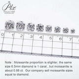 Moissanite Stone Wholesale D Color Cushion Cut 0.5CT-10CT Moissanite Loose Stone Gemstone for Jewelry Making with GRA Report