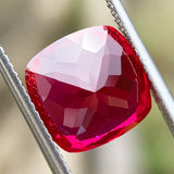 0.85-22.5CT Multi-Size Cushion-Cut Lab-Grown Ruby Can Be Used As DIY Jewelry Raw Material Wholesale