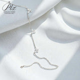 Butterfly Necklace with2.4CT D Color Marquise Cut Moissanite S925 Plated White Yellow Rose Gold Chain Engagement Chrisrmas Daily