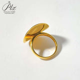 Custom Ring Available in S925/18K Gold Set with Diamond Designed Exclusively for Women Suitable As A Commemorative Gift Unique