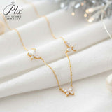 Butterfly Necklace with2.4CT D Color Marquise Cut Moissanite S925 Plated White Yellow Rose Gold Chain Engagement Chrisrmas Daily