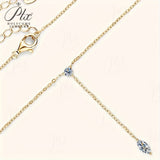 Moissanite Necklace 925 Silver with VVS1 Clarity Multiple Styles Available Sparkling Jewelry for Weddings Anniversaries or Gifts