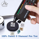 Moissanite Stone Moissanite Stone 0.35ct-5ct Colorful VVS1 Princess Shape Excellent Beads For Women's Jewelery Diamond Ring