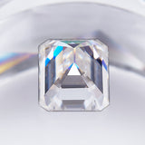Wholesale Price Moissanite Stone Emerald Cut D Color Blue Green  VVS1 with GRA Certificate 0.5ct-10ct Gemstones