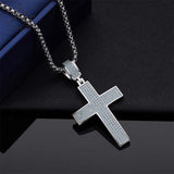 Dazzling Moissanite Hip-hop Cross Necklace - Hypoallergenic Choice for Easter Gifting to Family For Both Men and Women