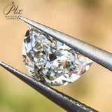 CVD HPHT Half Moon Loose Gemstone 1.02ct E Color VVS2 Lab Grown Diamond IGI Certificate Jewelry Making Materials Rings Nacklaces