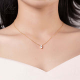 Marquise Cut Moissanite Pendant Necklace Women Only Gifts For Festivals And Anniversaries