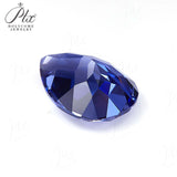 High-Quality Multi-Size Loose Pear Lab-Grown Sapphires Anti-Allergy DIY Jewelry Crafting Materials