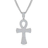 Hypoallergenic 925 Silver Moissanite Cross Necklace - Perfect Birthday Gift for Faithful Friends