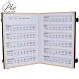 CUSTOM ZIRCON SETS - COMPARISON CHART FOR VARIOUS SHAPES AND SIZES SUITABLE FOR JEWELRY TOOLS