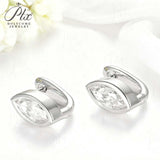 1CT Marquise Earrings D Color Moissanite/Ruby/Colombian 10k 14k S925 Plated Gold Ear Stud for Woman Engagement Christmas Party