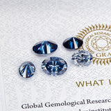 Sparkling Multicolor Moissanite Oval Cut 8Hearts 8Arrows Brilliant Facets Exquisite Loose Gemstones for Jewelry Crafting