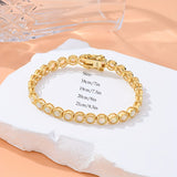 Opal Bracelet 925 Sterling Silver 2/3/4/5mm White/Blue Color Simple Classic Women Chain Jewelry Advanced Jewelry Charms Elegant