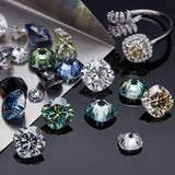Moissanite Stone Wholesale D Color Cushion Cut 0.5CT-10CT Moissanite Loose Stone Gemstone for Jewelry Making with GRA Report