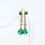 Custom Earrings Lab Grown Gemstones Pear Shape 925 Silver Anniversary Birthday Gift Hypoallergenic No Fade Factory Outlet Charm