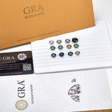 Lab Grown Moissanite Diamond Primary Color VVS1 Clarity Round Shape Brilliant Cut Beads Advanced Jewelry Making Materials