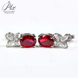 Moissanite Earrings Emerald/Ruby/Sapphire Styles 925 Silver Gift-Ready Hypoallergenic Fade-Resistant Factory-Direct Women Only