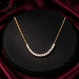 Lab Grown Diamond Necklace 10K/14K/18K Gold Round Shape DEF Color Pendant Hypoallergenic Direct from Factory Daily