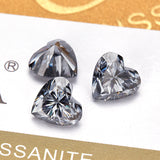 Moissanite Loose Stone Heart Cut D Color with GRA Certificate Beads for DIY Jewelry Making Wholesale Top Quality No Fade Beads