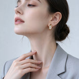 Lab Grown Diamond Stud Earrings  Emerald Cut DEF VS 2ct 925 Silver /10K /14K /18K Punk Style Factory Direct Sale Workplace Friendly Wearable Jewelry for Women